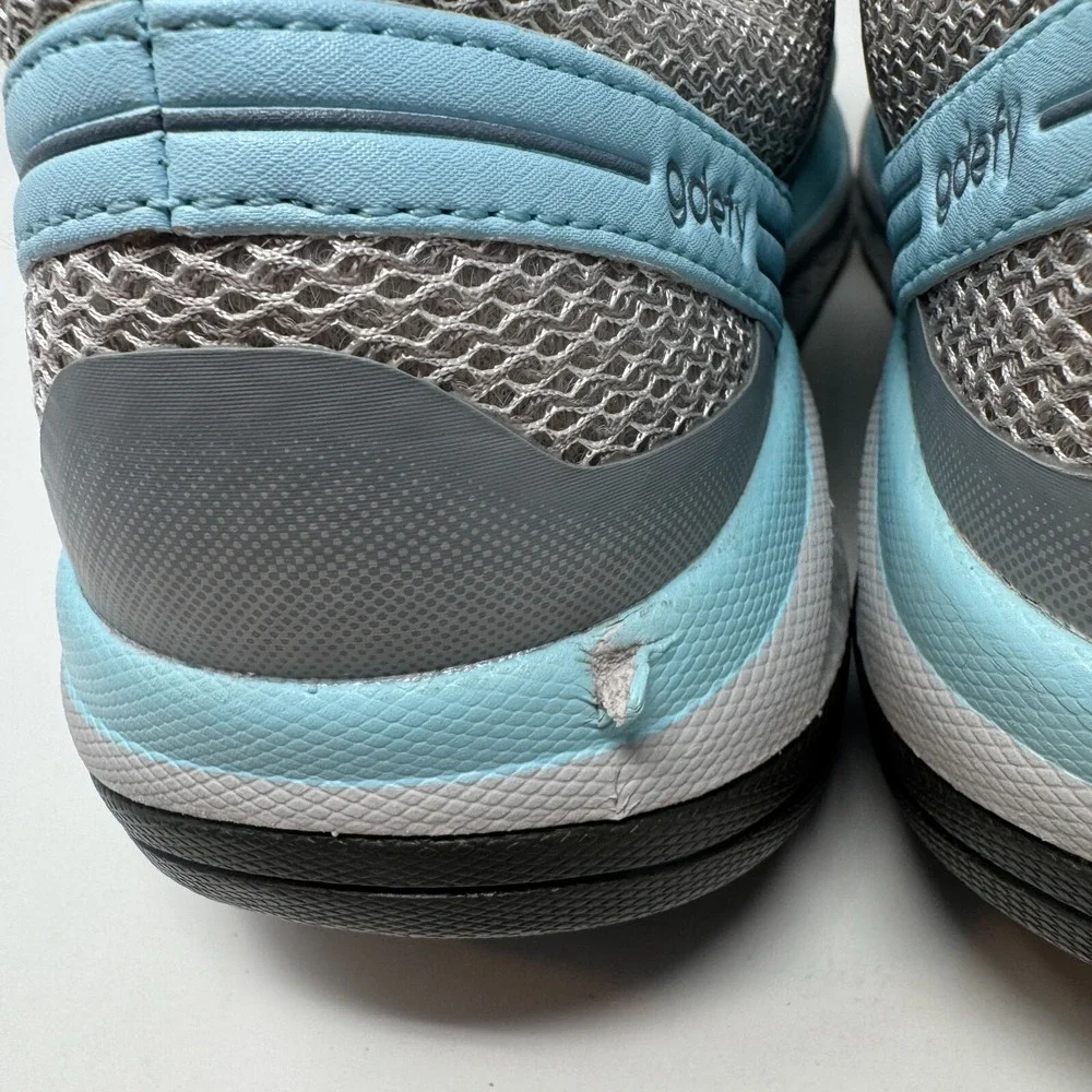 GDEFY‎ Gravity Defyer Corrective Fit Walk Gray Blue Gym Shoes Women's Size 7.5